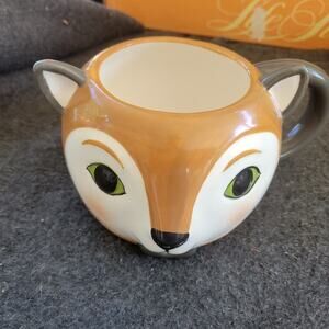 Fox Threshold Earthenware Handled Coffee Mug Home Kitchen‎ Decor
